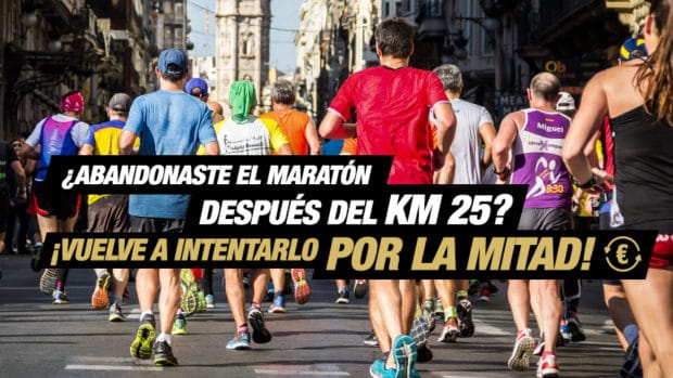 Termina lo que empezaste el 2 de diciembre de 2018 en el Maratón Valencia