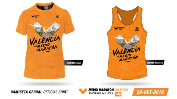 Camiseta Medio Maratón Valencia 2018