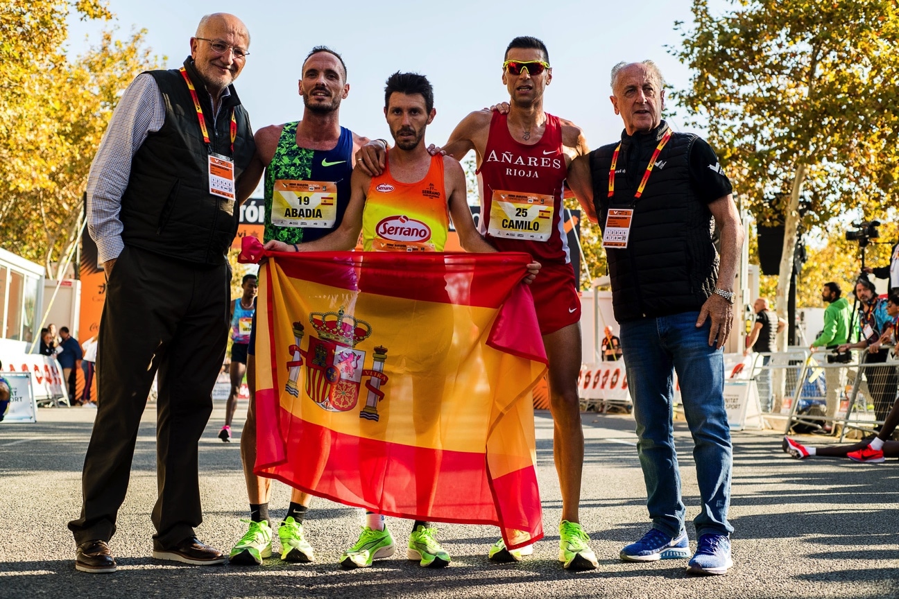 Primeros atletas españoles - Medio Maratón Valencia Trinidad Alfonso EDP